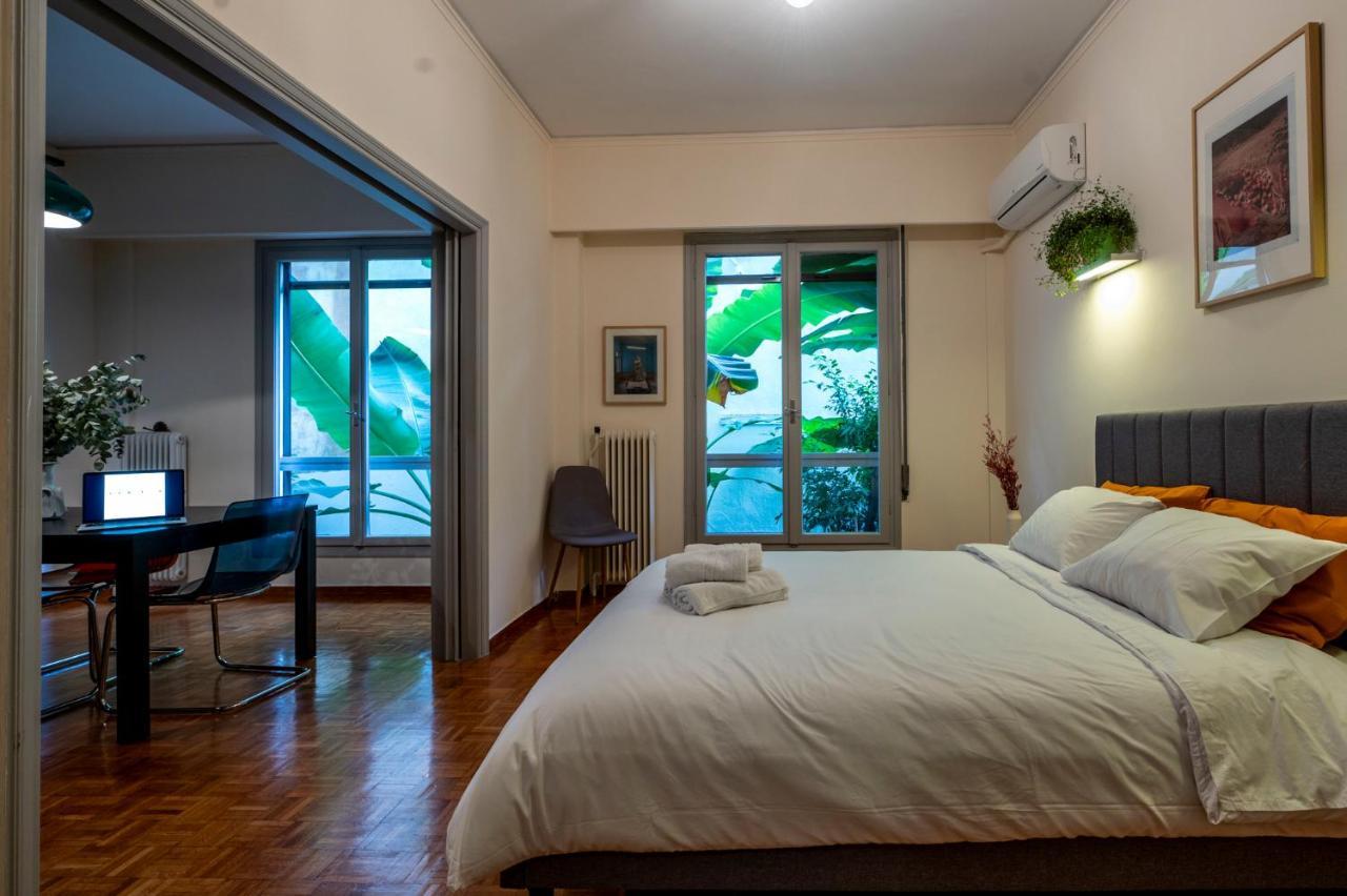 Appartamento Tranquility Downtown Atene Esterno foto